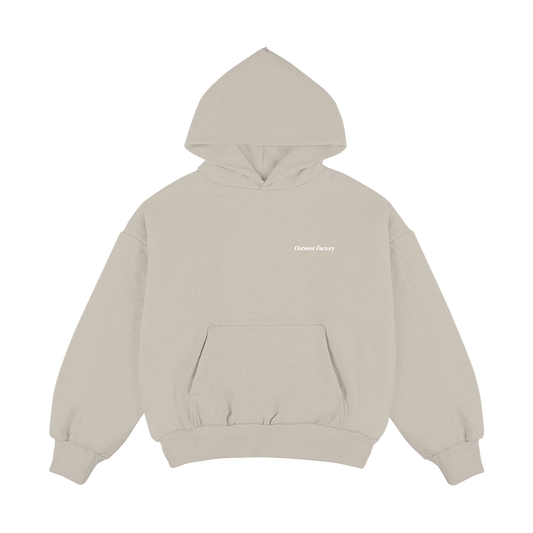 Outwest Factory Hoodie (Sand/White)