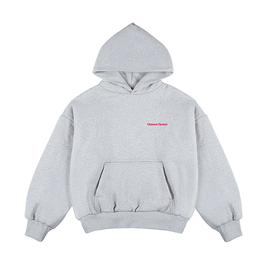 Outwest Factory Hoodie (Grey/Red)